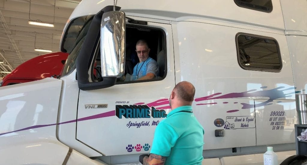 Prime Inc. performs covid screening.