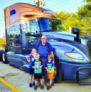 Prime Inc. Driver Grandchildren Truck